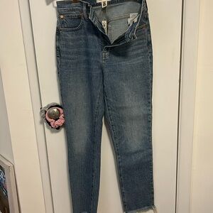 Madewell The Perfect Vintage Jean Raw Hem Size 25